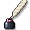 Agapite Writer's Quill