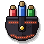 Black Leather Potion Pouch