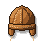 Copper Leather Cap