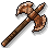 Dull Copper Large Battle Axe
