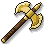 Golden Large Battle Axe