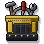 Golden Leather Tool Bag