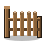 Wood Fence Section