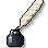 Shadow Iron Writer's Quill