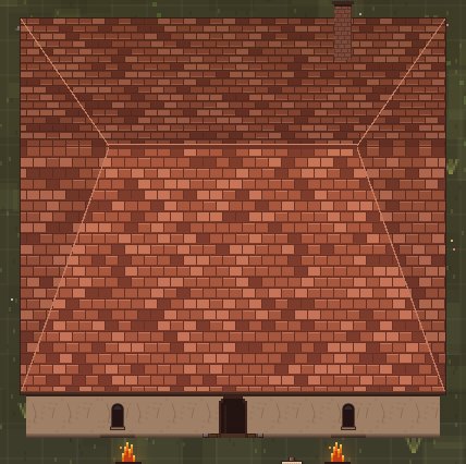 Stucco Manor, outside